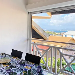 Appartement Ti Caraïbes, T3 Atypique, Vue Mer, Piscine Et Proche, Les Trois-Ilets